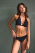 Shan Lydia Scallop Detail Low-Rise Bikini Bottom